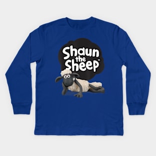 Vintage Shaun Cartoon TV Series The Sheep Kids Long Sleeve T-Shirt